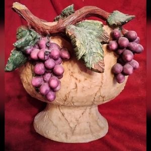 Vintage pedestal bowl 8.5" x 7"
